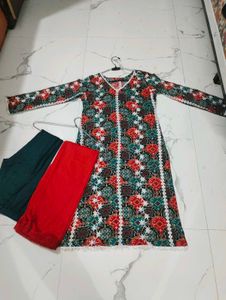 Beautiful Printed Kurta Set with Dupatta