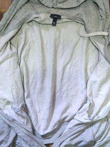 Grey H&amp;M Zip-Up Hoodie