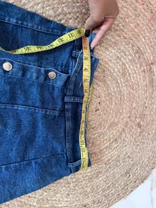stretch high waisted Denim skirt