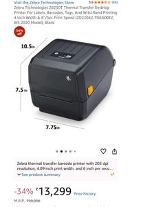 Zebra Technologies Zd230T  printer