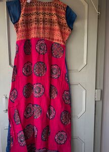 Vibrant Ethnic Maxi Dress
