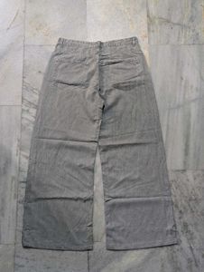 ZARA Grey Wash Wide Leg Jeans