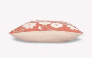 Embroidered Cotton Square Cushion Cover