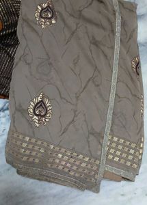 Elegant Saree with Matching Blouse