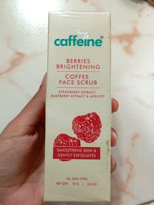 Caffeine Berries Brightening Coffee Face Scrub