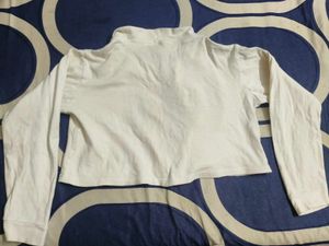 Off white Cropped &amp; Oversized Sweatshirt