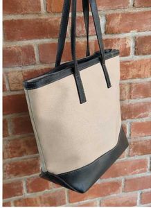 Beige &amp; Black Tote Bag✨