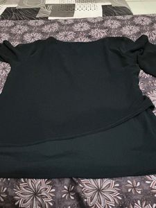 Elegant Black top with Sequins work