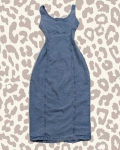 Chic Denim Midi Dress