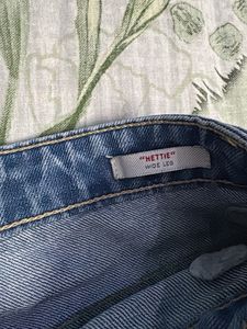 Women's Blue Wide Leg Jeans