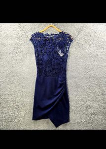 Navy Lace Party Dress Todays sale