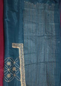 Elegant Teal Embroidered Lehenga Set