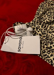 Leopard Print Spaghetti Strap Top