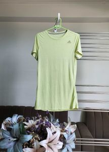 Adidas Running Tee - Lime Green