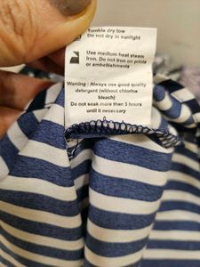 Striped Off Shoulder Top