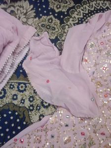 Elegant Pink Embroidered Anarkali Kurta