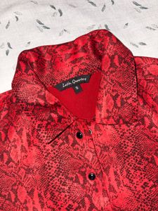 Latin Quarters Red Top