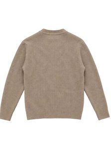 Classic Ribbed Knit Sweater