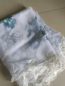 Teal Embroidered Kurti