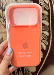New Orange iPhone 17 Pro Silicone Case