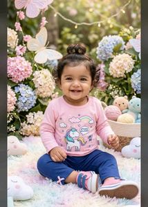 2-3 year Cute Unicorn Top & Pant Set