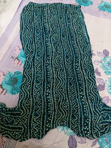 Green Printed Kurta