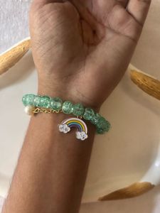 Green Beaded Bracelet