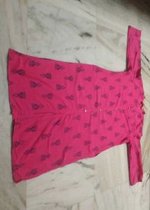 🌺jhumka Printed Cotton Kurta