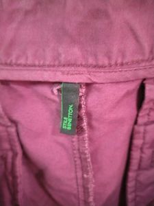 UCB Burgundy Chino Shorts | Size 32