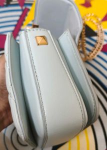 Charles &amp; Keith ALVA quilted sling - Sea salt blue
