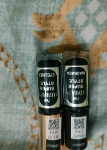huda beauty eye liner &amp; mascara