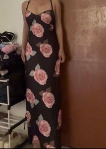 Floral Print Slip Dress