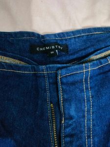 Wide Leg Denim plazzo pant