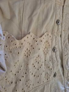 ONLY Beige Denim Jacket