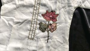 embroidery kurti set