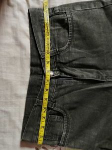 Olive Green Jeans