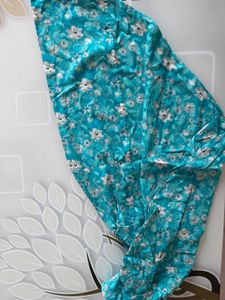 Teal Floral Kurta Set