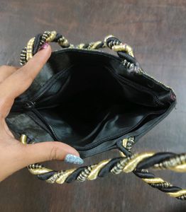 Boho Peacock Embroidered Handbag