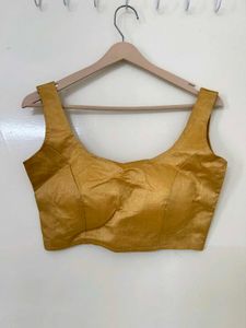 Golden Silk Blend Women Blouse