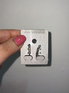 Silver Knot Drop Earrings