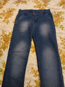 men's Classic dark Blue Denim Jeans