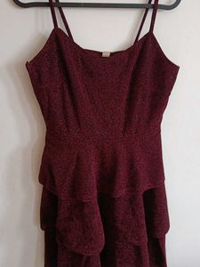 Sparkly Tiered Mini Dress