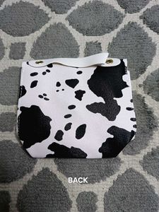 Funky Cow Print Clutch Bag