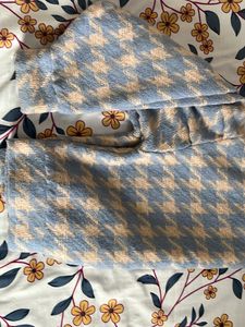 Houndstooth Blue Jacket