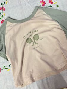 Tennis Ball Society Crop Top