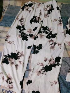 Floral Print Sleepsuit Set