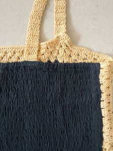 Crochet Square Neck Crop Top