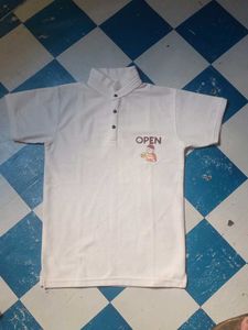 White Polo T-Shirt