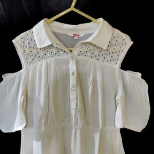 HONEY WHITE DRESS