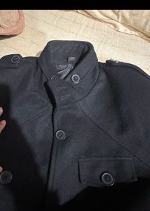 CK Original Stylish Black Men's Overcoat